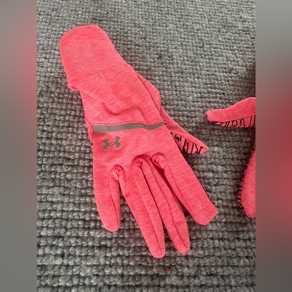 Under Armour Women's Get Set Go Running Gloves Small Pink NEOPULSE - Picture 6 of 9